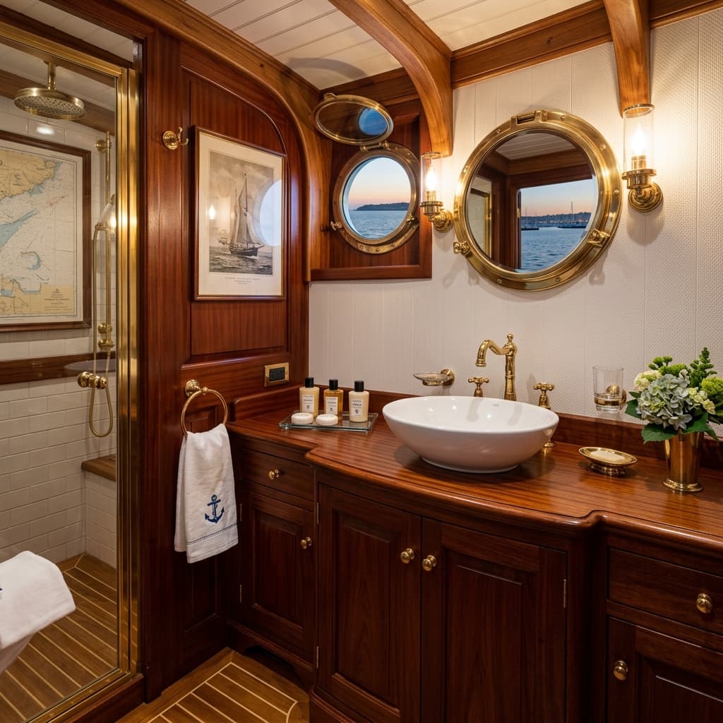 Bagno privato a bordo